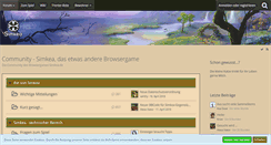 Desktop Screenshot of community.simkea.de
