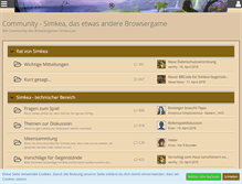 Tablet Screenshot of community.simkea.de